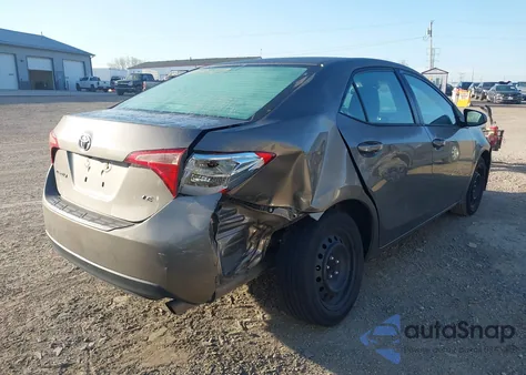 2017 Toyota Corolla Le из США, поврежденный, VIN 2T1BURHE0HC901002